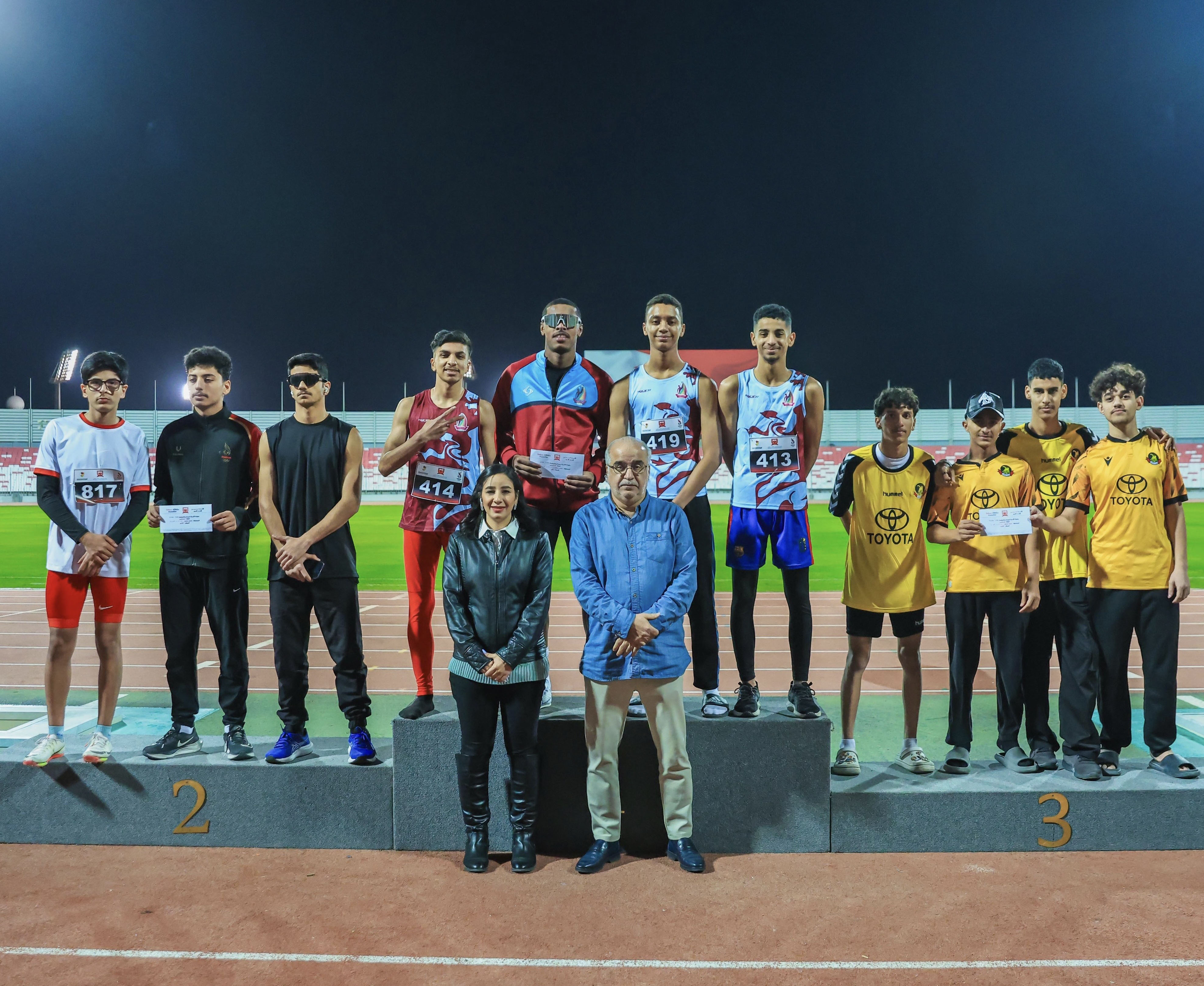 Faisal Bin Khaled Talents Academy players shine in track and field championship